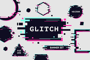 Glitch Banners