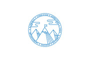 Mountain logo, a Graphic by mnke art studio (Thumbnail 1 of 2)