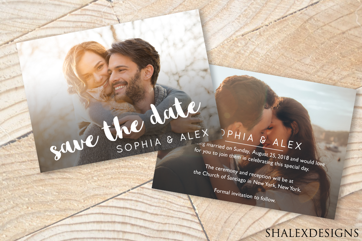 Save The Date - Wedding Template, an Invitation Template by ShalexDesigns