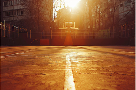 Basketball court outdoor score, a Sports & Recreation Photo by Ylivdesign