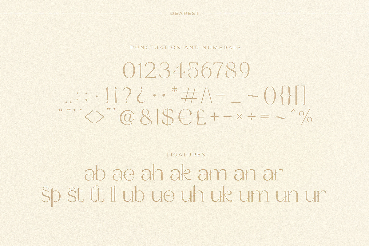 Dearest - Elegant Display Serif, a Serif Font by Brandear Design (Photo 15 of 17)