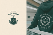 Tennis Core logos - CANVA, AI, PSD, a Branding & Logo Template by Orca Design (Thumbnail 11 of 13)