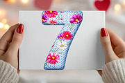 Crochet Alphabet Clipart Bundle, an Illustration by Canvas Craft (Thumbnail 4 of 6)