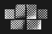 Rhombus - 36 Grunge Patterns, a Pattern Graphic by Tustan (Thumbnail 4 of 8)