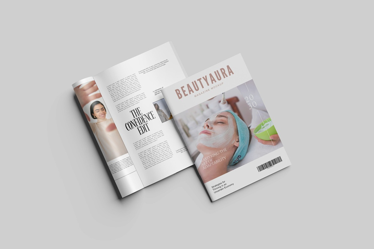 magazine mockup, a Books & Magazine Mockup by Akaimockup (Photo 3 of 5)