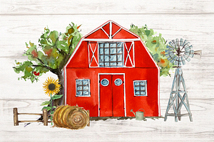 On The Farm Clip Art Set Vol.1