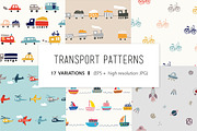 Transport patterns, a Pattern Graphic by Magnia (Thumbnail 1 of 7)