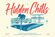 Hidden Chills Bold Brush Font, a Script Font by stylishtype.co (Thumbnail 1 of 19)
