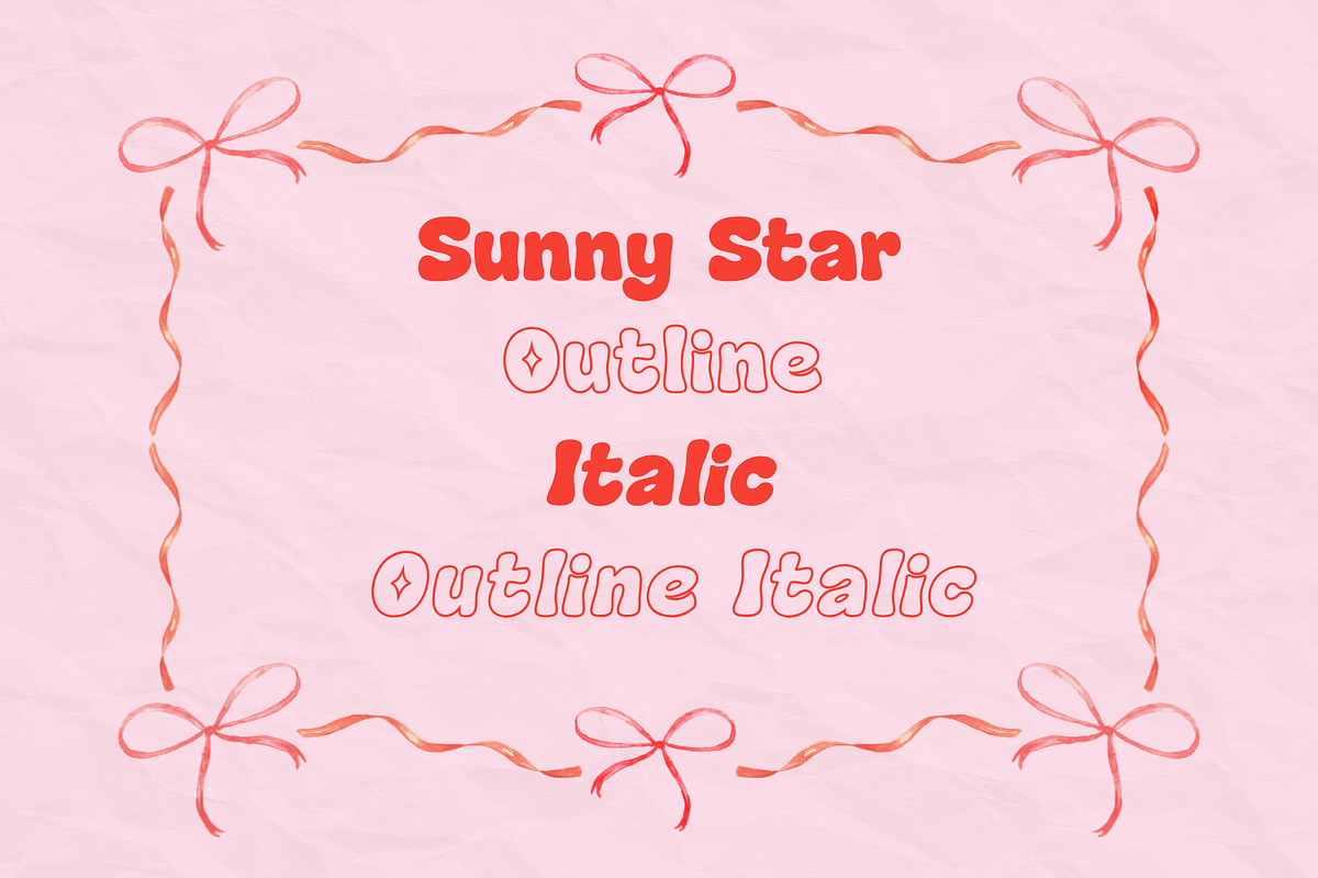 Sunny Star - Summer Display Font, a Handwritten Font by Wellscript Studio (Photo 12 of 12)