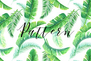 Tropical. Watercolor patterns., a Pattern Graphic by Anyuka (Thumbnail 9 of 10)