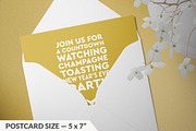 New Year's Eve Invitations, an Invitation Template by Designs by Justin Lynch (Thumbnail 3 of 5)