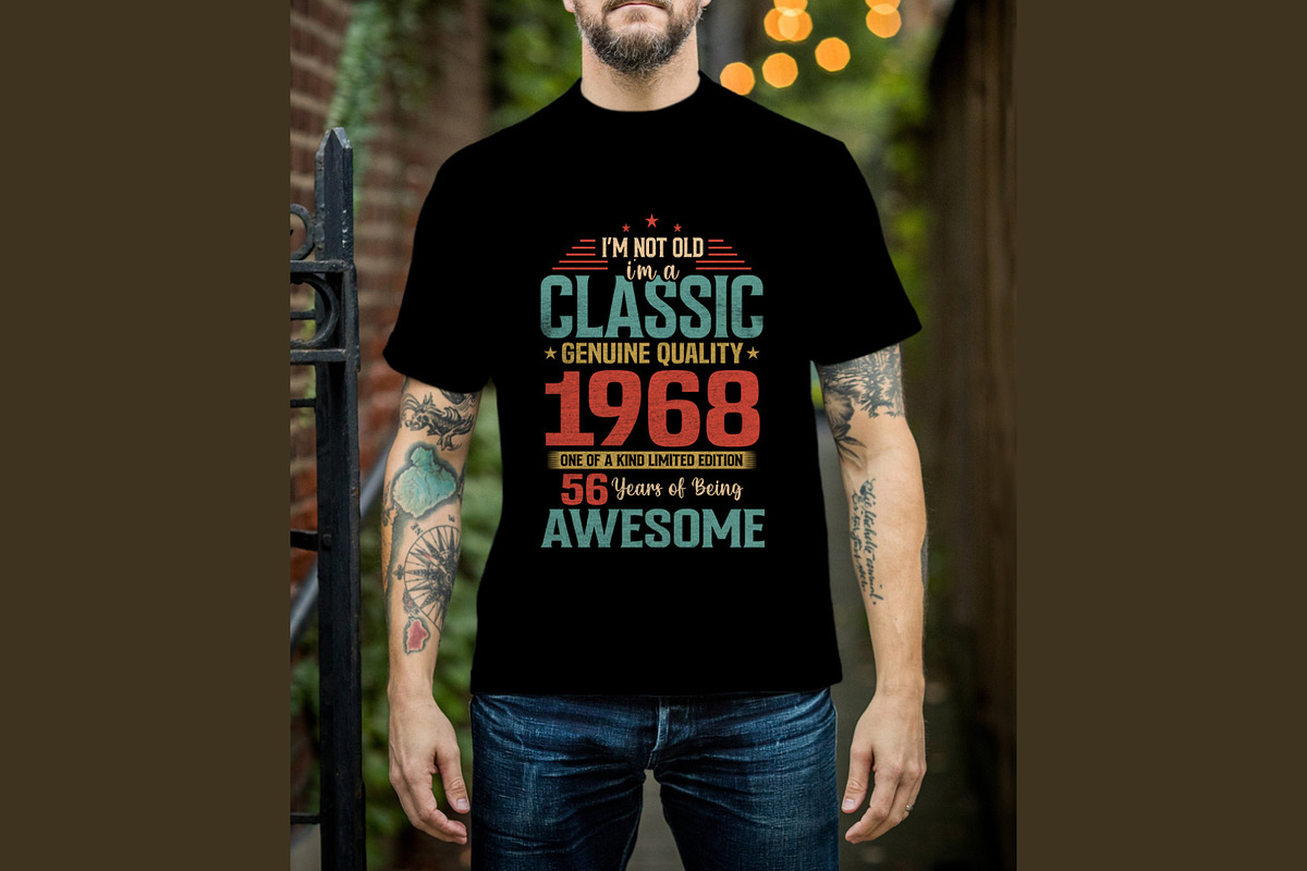 Vintage Birthday T Shirt Design, a Graphic by Vector Portal (Photo 3 of 5)