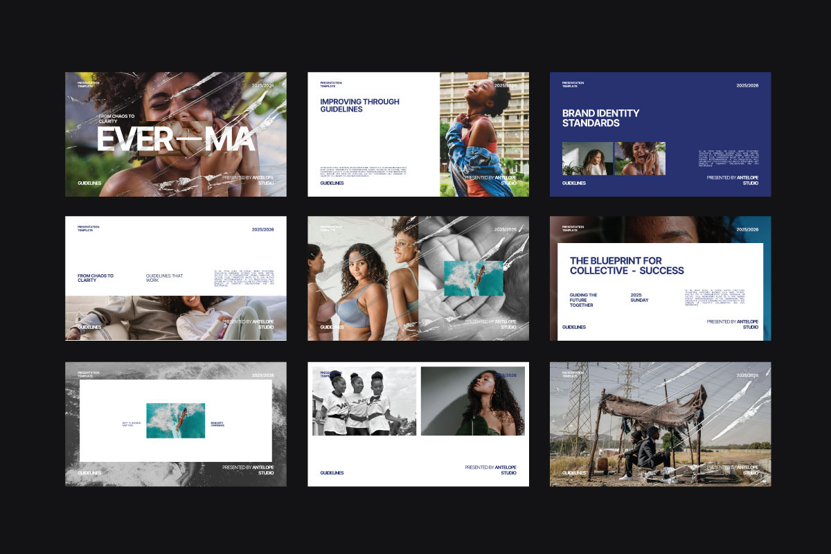 Everma -  Brand Guidelines PPT, a Presentation Template by Antelope Studio (Photo 5 of 9)