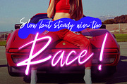 Discoteque Neon Font, a Script Font by Evlogiev Studio (Thumbnail 7 of 8)