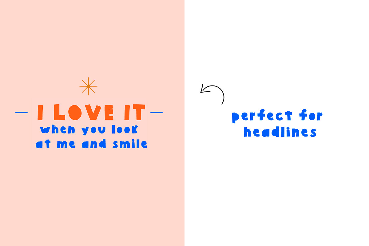 bold and playful kids font MICKLON, a Font by Ashiya Pixel (Photo 10 of 12)
