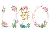 Succulent Watercolor Clipart Cactus, an Illustration by Sunflower Day Love (Thumbnail 4 of 4)