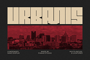 Urbanis - Heavy Sans Display Font, a Sans Serif Font by Pian45 Studio (Thumbnail 1 of 8)