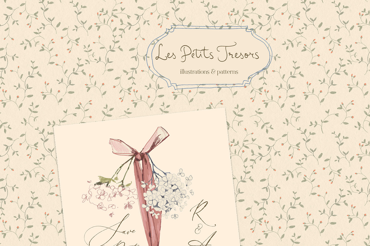 Cottagecore Vintage Illustrations, a Decorative Illustration by whiteheartdesign (Photo 16 of 21)
