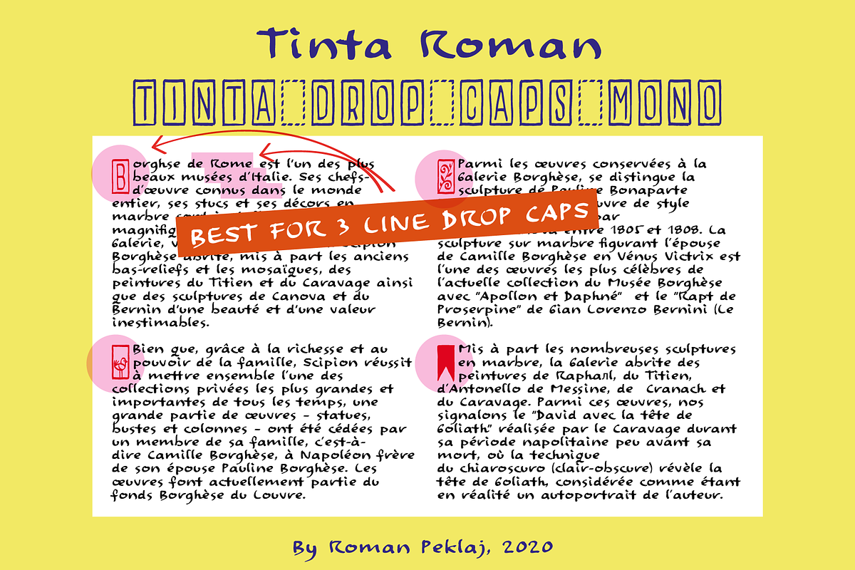 TintaRoman font BUNDLE preview 5