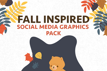 Fall Pet Social Media Graphics Pack
