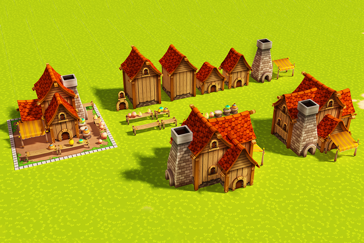 Medieval Town, an Architecture 3D Model by Souchenki (Photo 13 of 15)