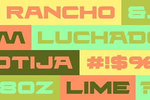 RANCHO Font