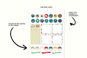 Clip Art Mega Pack for Goodnotes 5, a Stationery Template by Bella+Sophia Creative (Thumbnail 5 of 9)