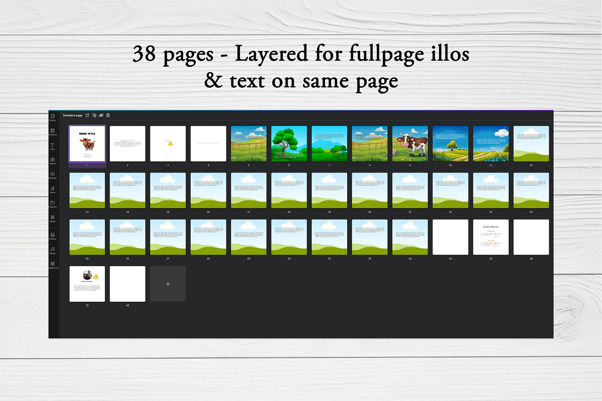 Canva Children Square Book Template, a Templates & Theme by Ms Tonia Designs (Photo 4 of 9)