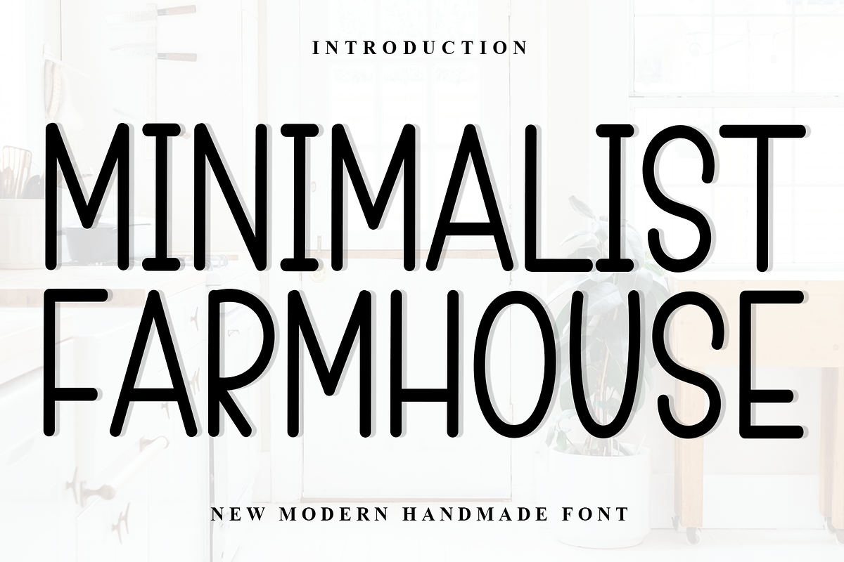 Minimalist Farmhouse, a Sans Serif Font by FreshTypeINK (Photo 1 of 8)