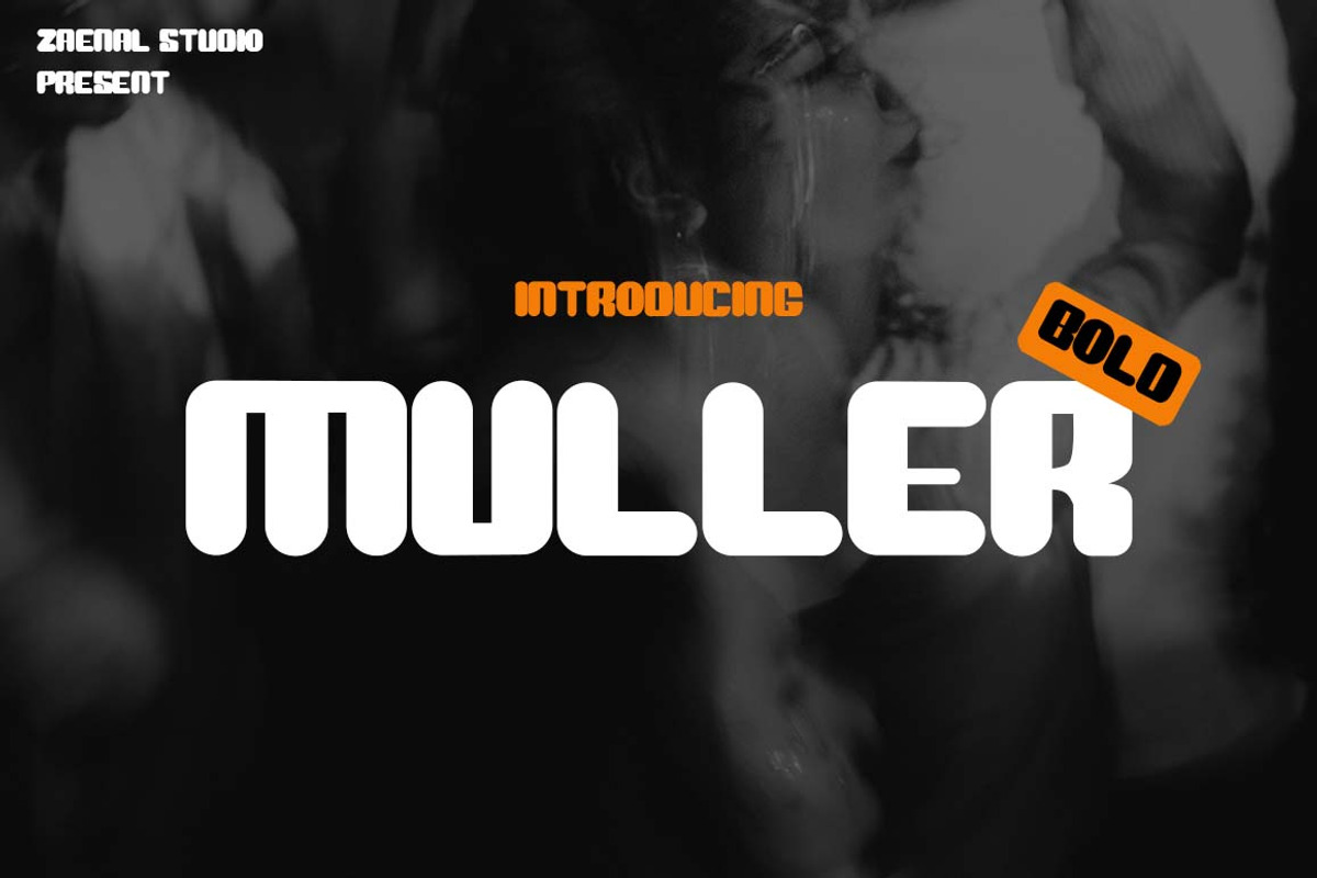 MULLER, a Slab Serif Font by Zaenal Studio (Photo 1 of 10)