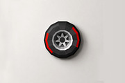 Formula 1 wheel - 3d papercraft, a Cars & Vehicle 3D Model by PAPER amaze (Thumbnail 4 of 8)