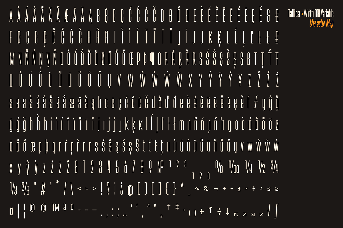 Tallica - Variable Typeface, a Sans Serif Font by Unio Designs (Photo 9 of 13)