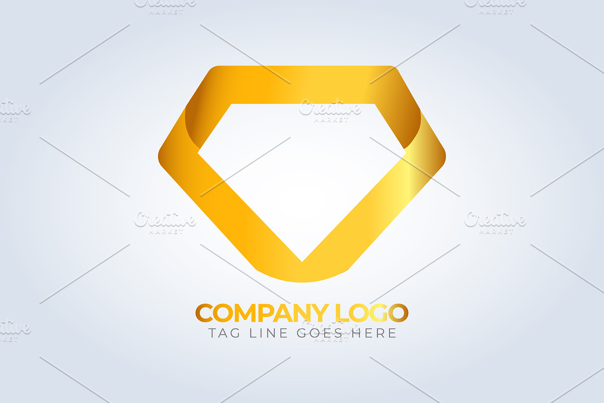 Golden Company Identity Logo Templat, a Branding & Logo Template by arslantanoli (Photo 1 of 3)