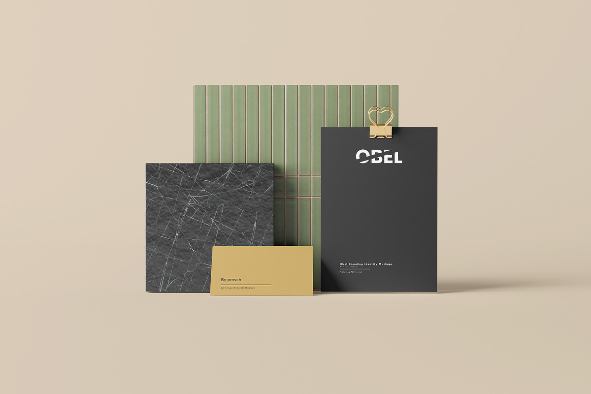 Obel - Branding Identity Mockups Set, an Advertising Mockup by pmvch (Photo 8 of 10)