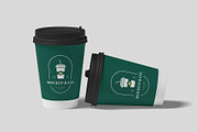 Paper Coffee Cup Mockups | Caffeine, a Cups & Container Mockup by Compositing Studio (Thumbnail 14 of 20)
