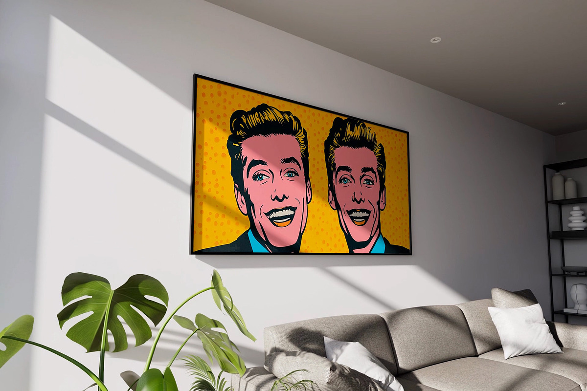 Frame Video Mockup Living Room 02, an Advertising Mockup by Drava Mockup (Photo 4 of 6)