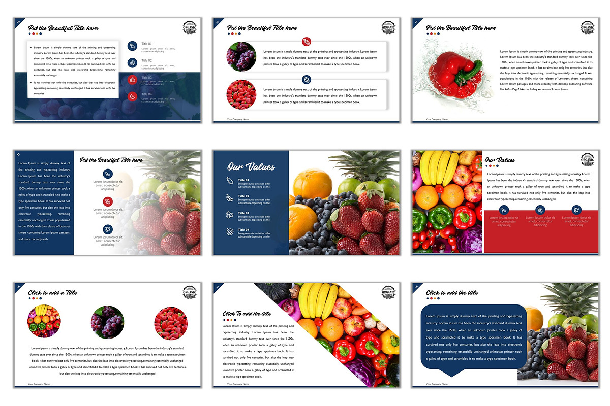 [PPTX] Food PowerPoint Presentation, a Presentation Template by litoondev (Photo 5 of 27)
