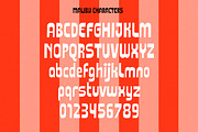 Malibu Nostalgic Mid-Century Sans, a Sans Serif Font by Struvictory.art (Thumbnail 5 of 9)