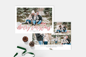 Christmas Card Template CD116