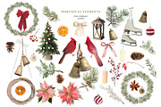 Christmas holiday clipart, a Seasonal Illustration by Vasmila (Thumbnail 9 of 12)