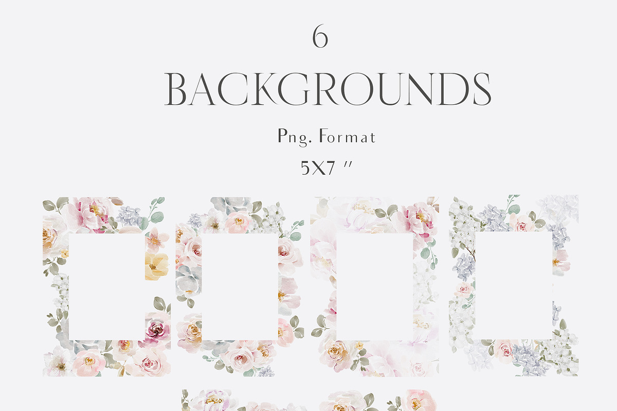 Watercolor Spring Flowers Collection, a Decorative Illustration by Grace Noboa Illustrations (Photo 6 of 10)