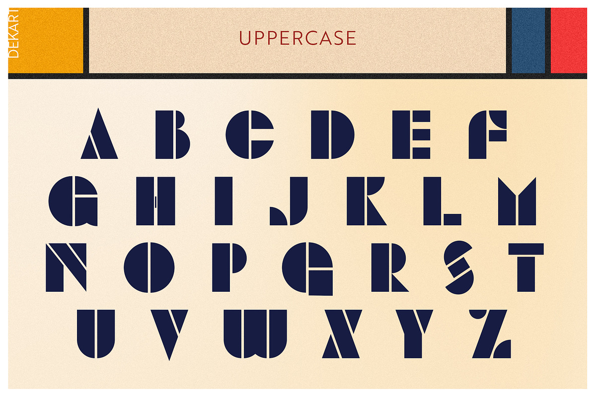 Dekart | Display Sans Serif Font, a Sans Serif Font by Kandella's Art (Photo 6 of 14)
