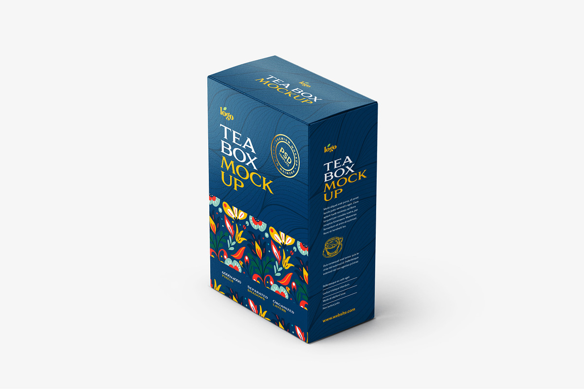 Tea Box Packaging Mockup Set, a Cups & Container Mockup by Deeplab (Photo 16 of 22)