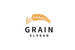 Organic Rice Wheat Logo Agriculture, a Branding & Logo Template by Maylianaw28