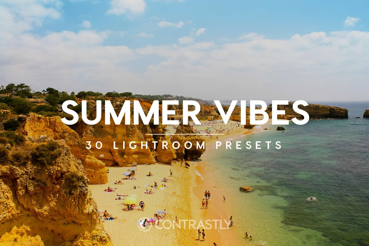 Summer Vibes Lightroom Presets, an Action Add-On by Contrastly Shop (Photo 1 of 7)