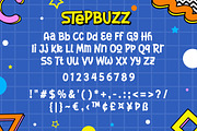 StepBuzz - A Playful Font, a Serif Font by agnyhasyastudio (Thumbnail 6 of 8)