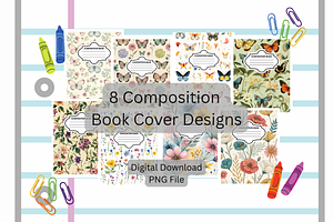 8 Butterfly Wildflowers Comp Covers