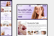 Nail Studio Wix Studio Website, a Wix Template by Kitteeh (Thumbnail 6 of 11)