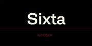 Sixta, a Sans Serif Font by Hoftype (Thumbnail 1 of 6)