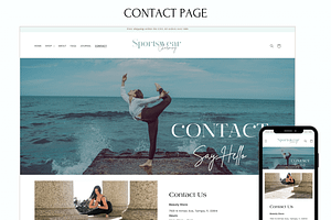 SPORTSWEAR Clothing Shopify Theme